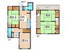 西石切町１丁目貸家 4DKの間取り