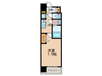 間取図 ﾌﾟﾚｻﾝｽ野田阪神駅前ｻﾞ･ﾌｧｰｽﾄ(701