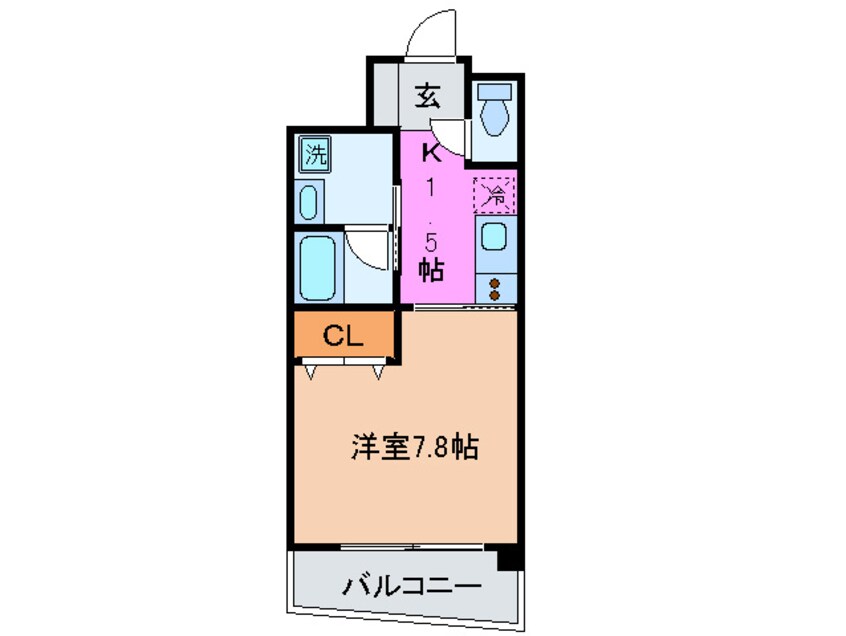 間取図 CITY SPIRE神戸元町I