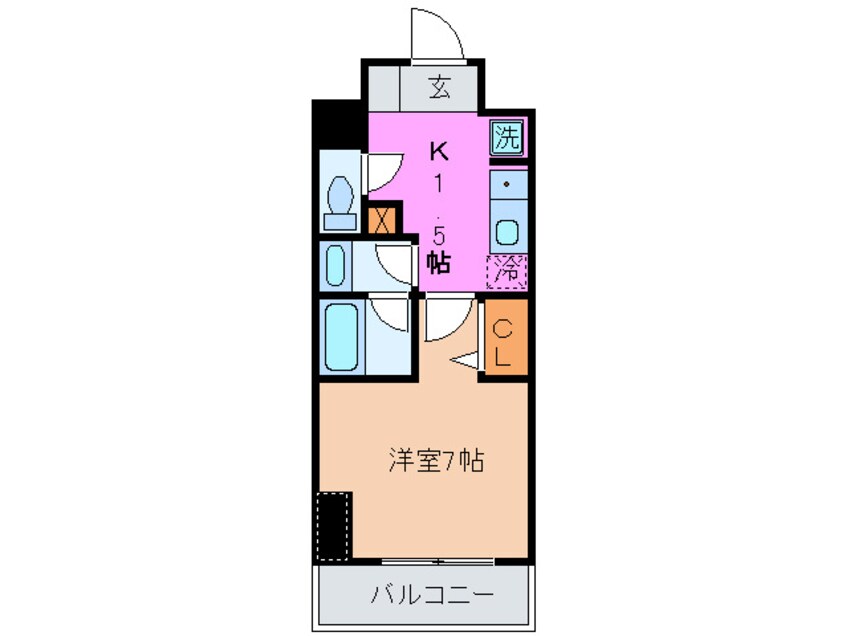 間取図 CITY SPIRE神戸元町I