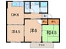 山手ハイツ 3DKの間取り