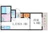グランパシフィック寺戸スクエア 1LDKの間取り