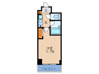 間取図 プレサンス天満（901）