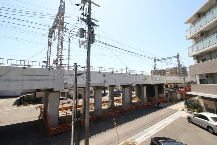 室内からの展望 サンパティーク住吉