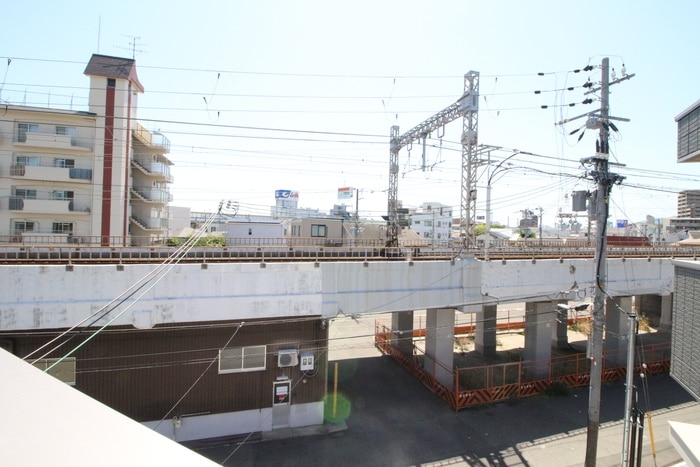 室内からの展望 サンパティーク住吉