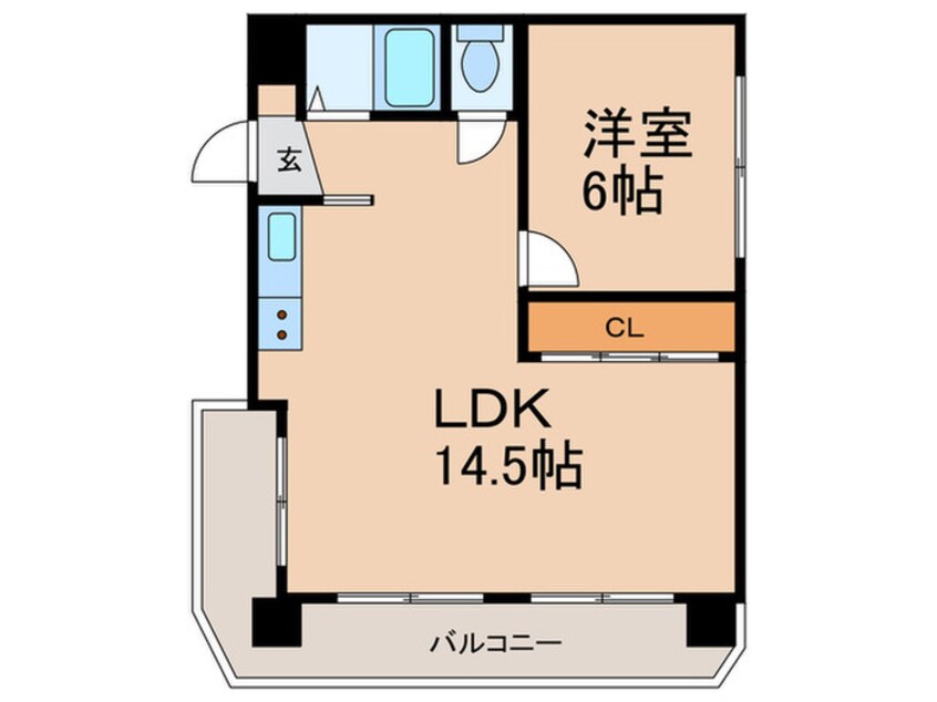 間取図 フォルム六甲道