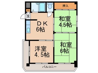 間取図 フォルム六甲道