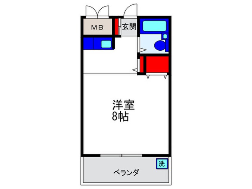 間取図 メゾン豊中