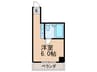 Collection中崎Ⅱ 1Rの間取り