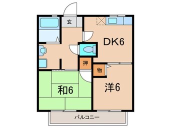 間取図 ドミ－ル西宮北口