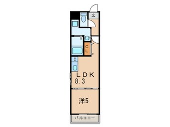 間取図 フジパレス西宮西福町