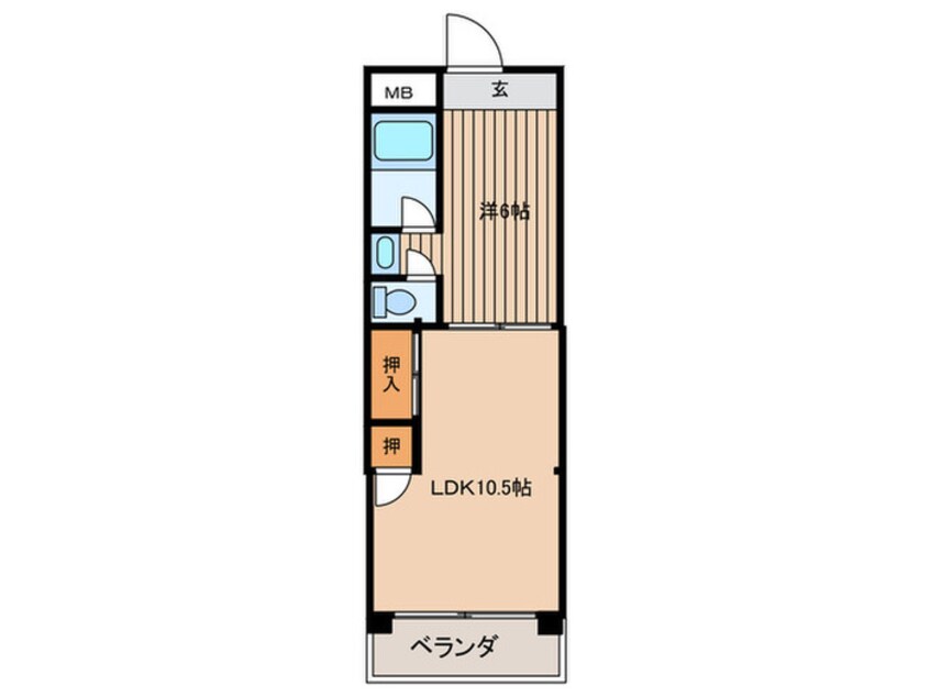 間取図 庄内フラッツ