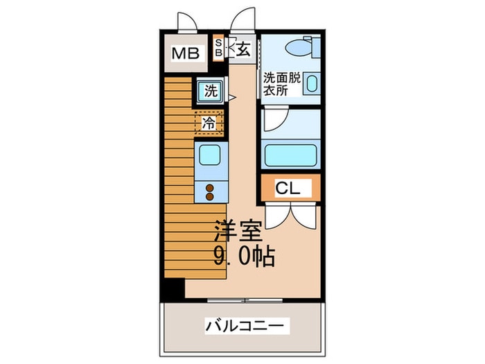 間取り図 アーデンタワー南堀江