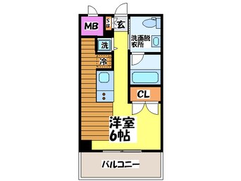 間取図 アーデンタワー南堀江