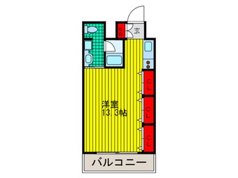 間取図 アーデンタワー南堀江