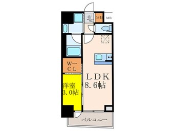 間取図 セレニテ江坂グランデ
