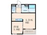 robot home大庄西町 1LDKの間取り