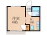 シエ・モア・クレ－ル 1Kの間取り