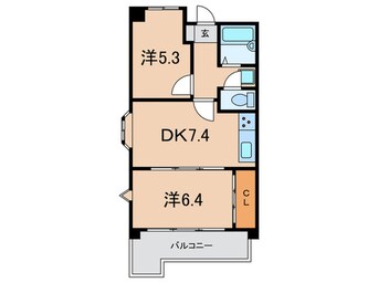 間取図 リッジヴィラ六甲