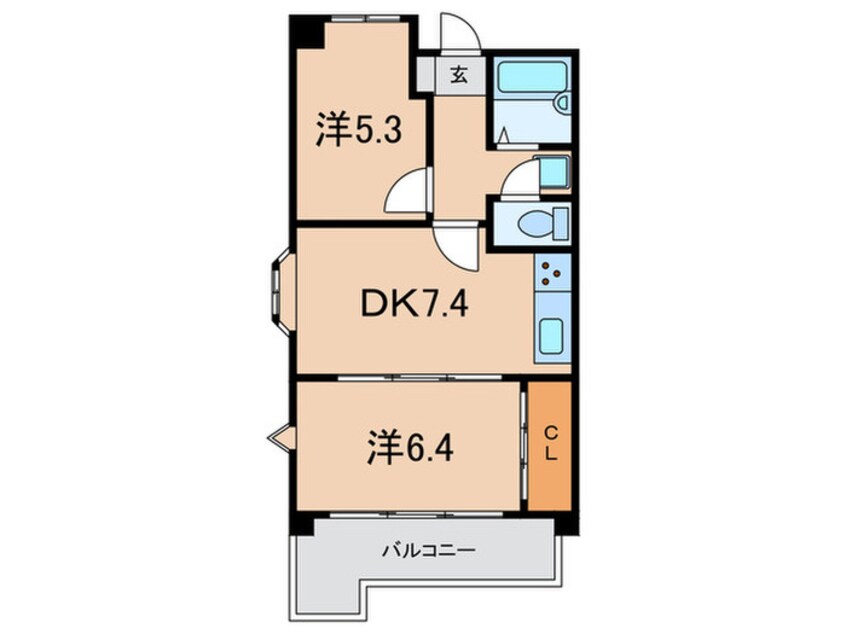 間取図 リッジヴィラ六甲