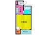 マンションルドン 1Kの間取り