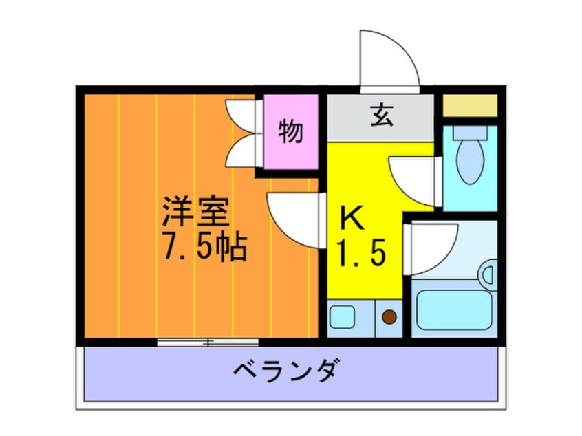 間取図 パークサイド野崎