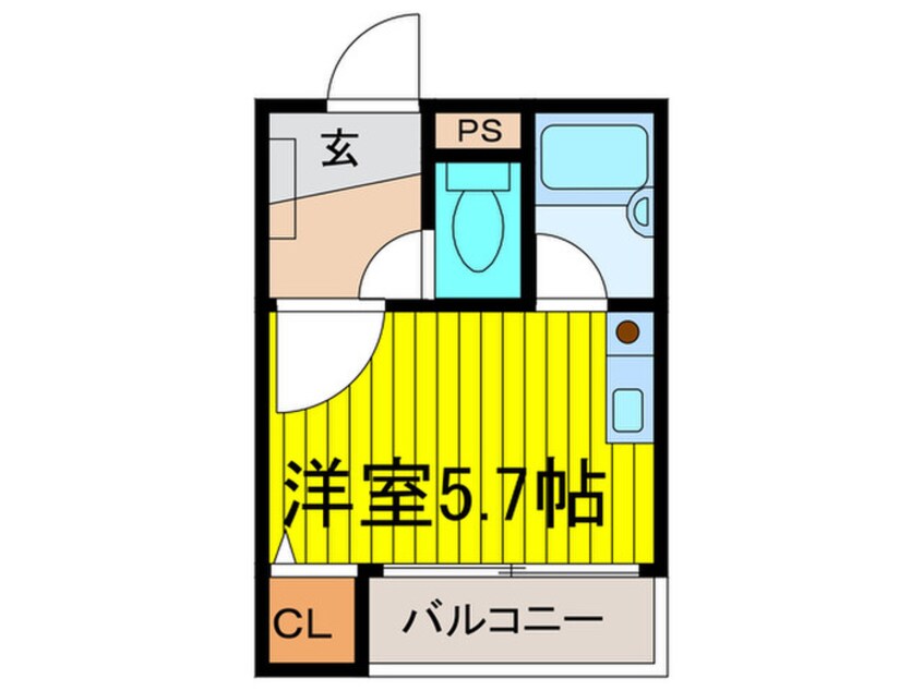 間取図 パークサイド野崎