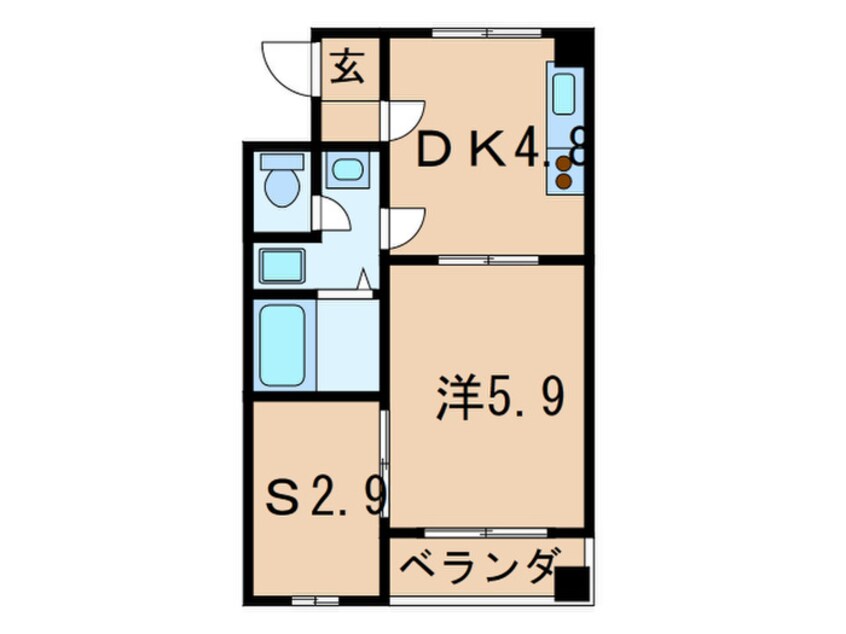 間取図 グランペール六甲