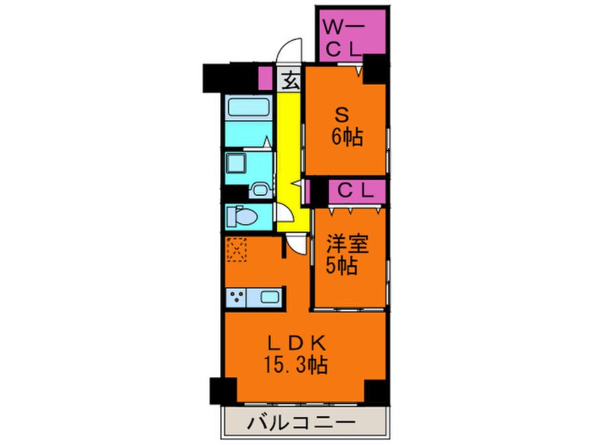 間取図 ルミウス８８