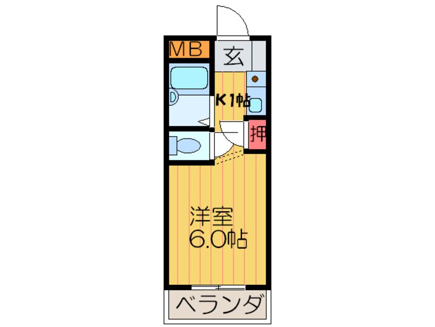 間取図 有馬パレス野崎