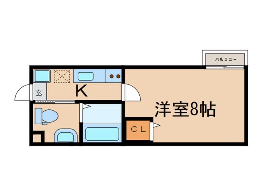 間取図 ア－クリ－ド五条堀川