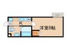 ア－クリ－ド五条堀川 1Kの間取り