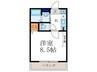 ア－クリ－ド五条堀川 1Kの間取り