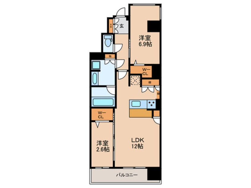 間取図 アーバネックス本町Ⅱ