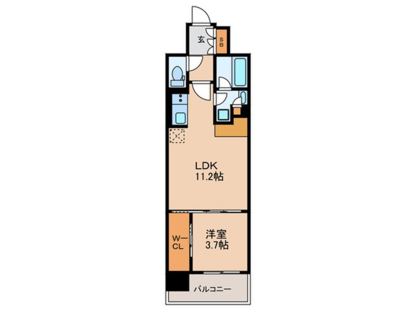 間取図 アーバネックス本町Ⅱ