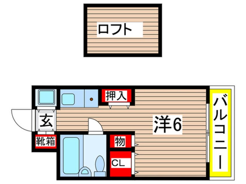 間取図 パシフィック南武庫之荘