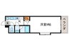 ヴェルデュ－ル 1Kの間取り