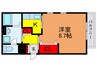 レジデンス　シェーネル 1Kの間取り