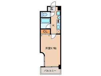 間取図 ラ・フォーレ東天満