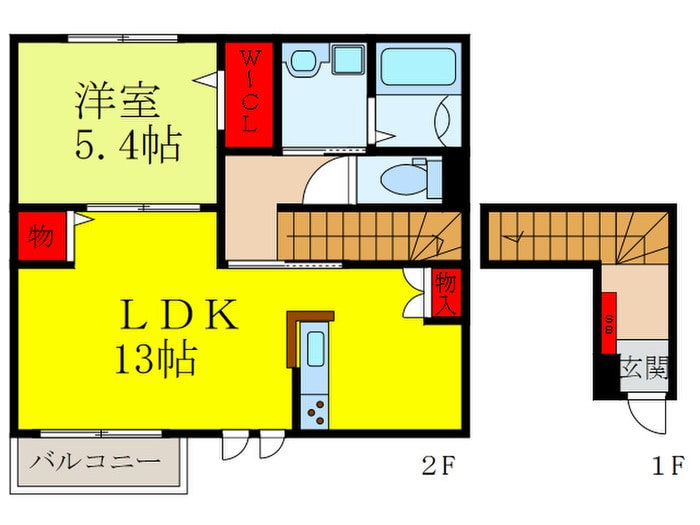 間取り図 プレセアコート花園Ａ棟
