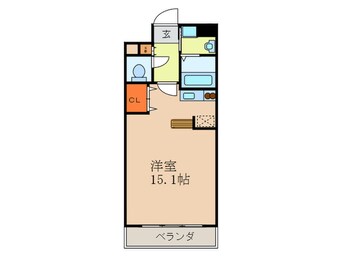 間取図 プラシアンＳ．江坂