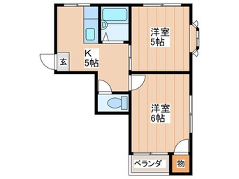 間取図 平成ハイツ木田