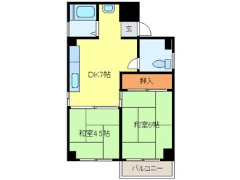 間取図 レジデンス老松