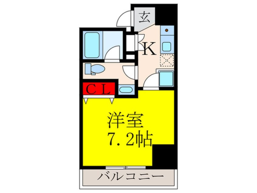 間取図 ハピネス江坂