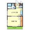 TIAﾊｲﾑ上本町 1LDKの間取り