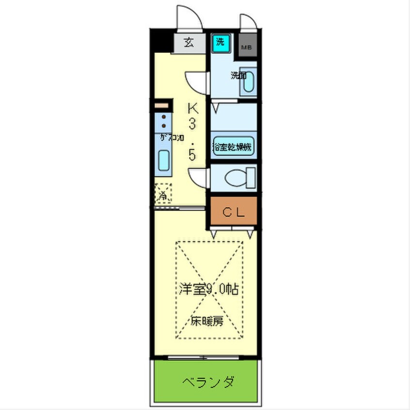 間取図 フルーア ケイ