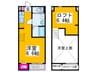 Pleiades長瀬 1Rの間取り