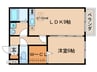 セジュ－ル南堅田 1LDKの間取り