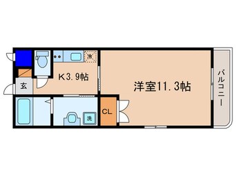 間取図 コテ－ジ千秀守山