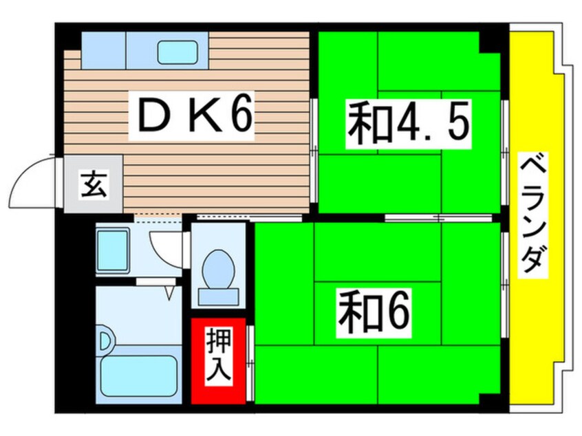 間取図 ハイツ永井